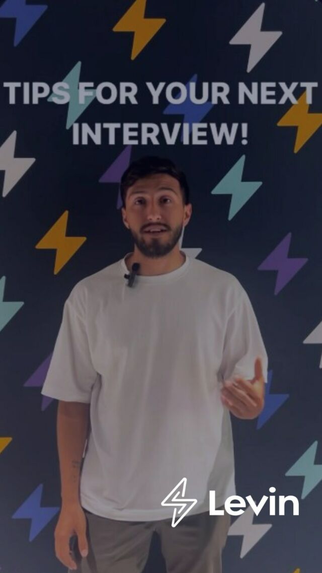 TIPS FOR YOUR NEXT INTERVIEW! 💥

1) Detailed and tailored introduction of yourself 

2) Have emotional intelligence 

3) Ask smart questions - think outside the box! 

Follow us for more careers tips ⚡

#storm2 #storm3 #storm4 #storm5 #storm6 #podcast #recruitment #techjobs #collegegraduate #graduatejobs #newyorkgraduates #techjobs #recruitment #sales #greentech#levin #healthtech #retailtech #fintech #graduateopportunities #london #dallas #texasjobs #graduateroles #graduatehiring #hiringgraduates #hiring #graduatescheme #lifeatlevin